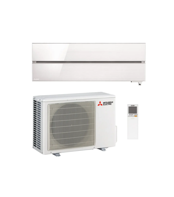 CONDIZIONATORE MITSUBISHI KIRIGAMINE STYLE WI-FI MSZ-LN R-32 BIANCO PERLA MONOSPLIT 9000 BTU A+++