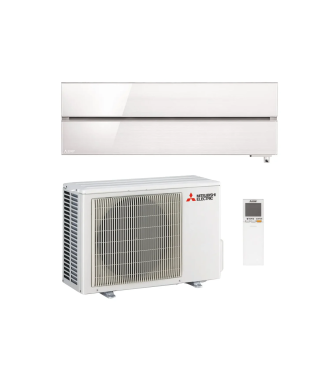 CONDIZIONATORE MITSUBISHI KIRIGAMINE STYLE WI-FI MSZ-LN R-32 BIANCO PERLA MONOSPLIT 9000 BTU A+++