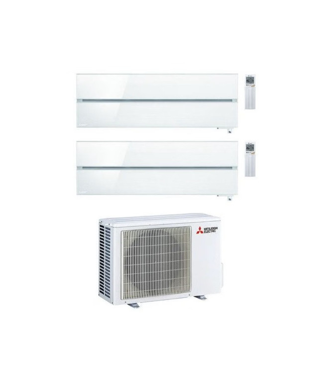 CONDIZIONATORE MITSUBISHI KIRIGAMINE STYLE WI-FI MSZ-LN R-32 BIANCO DUAL SPLIT 9000+9000 BTU A+++ MXZ-2F42VF4
