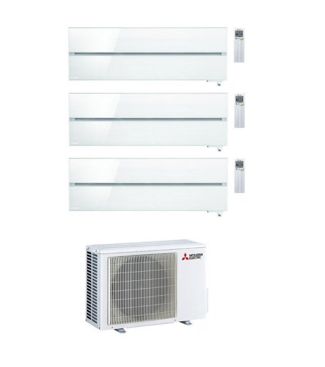 CONDIZIONATORE MITSUBISHI KIRIGAMINE STYLE WI-FI MSZ-LN R-32 BIANCO TRIAL SPLIT 9000+9000+12000 BTU A+++ /MXZ-3F54VF4