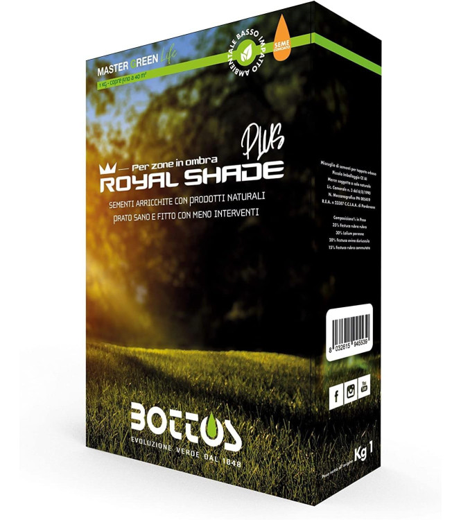 SEMENTI PER PRATI BOTTOS ROYAL SHADE PLUS 1 KG - 034003202