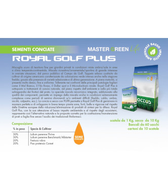 FERTILIZZANTE GRANULARE BOTTOS ROYAL GOLF PLUS - 10 KG - 034002205