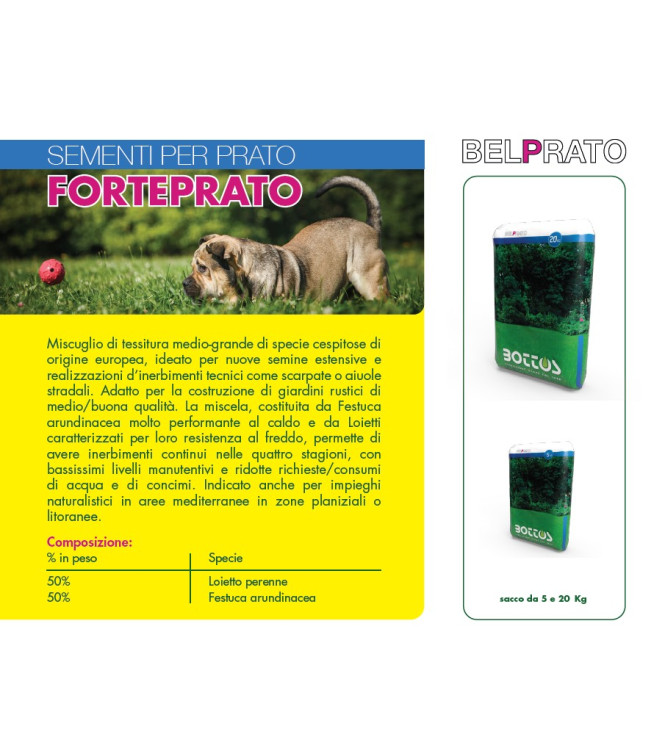 FERTILIZZANTE GRANULARE BOTTOS FORTEPRATO - 1 KG - 030202203