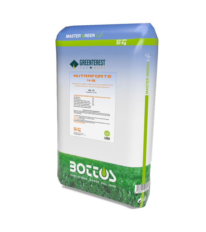 CONCIME PER PRATI BOTTOS  NUTRAFORTE LIFE 20 KG -