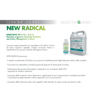 CONCIME PER PRATI BOTTOS  NEW RADICAL 5 KG