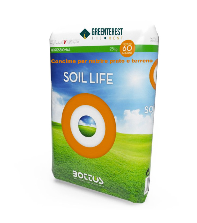 CONCIME PER PRATI BOTTOS  SOIL LIFE 25 KG