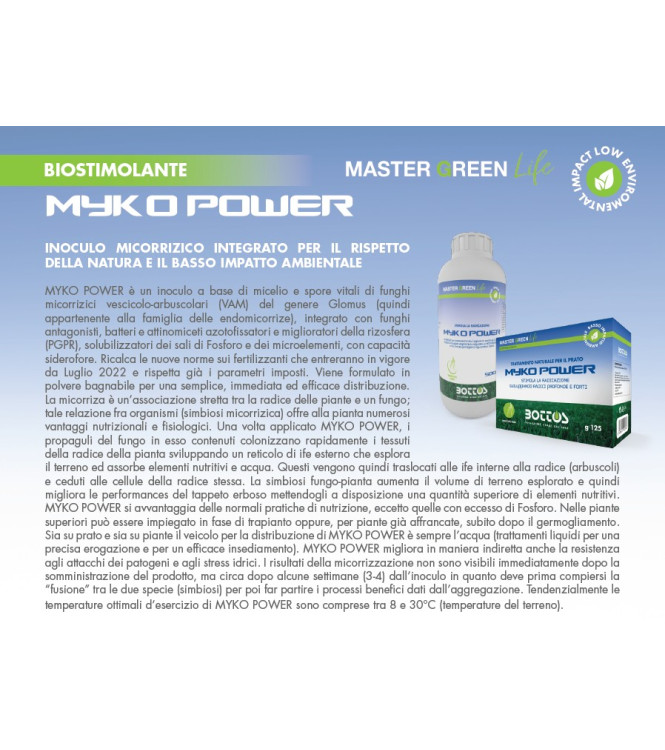 CONCIME PER PRATI BOTTOS  MYKO POWER 500 GR