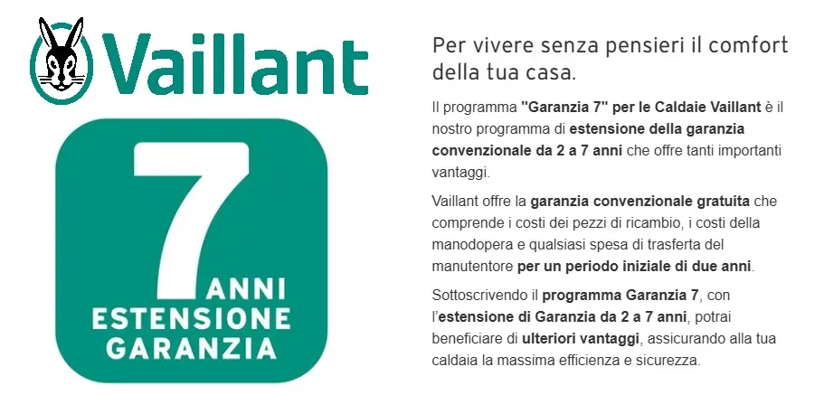 Vaillant garanzia